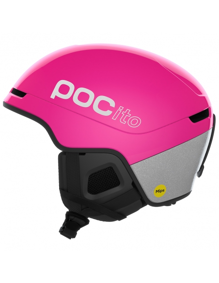 Kask narciarski POC POCito OBEX MIPS Fluorescent Pink/Reflective Silver