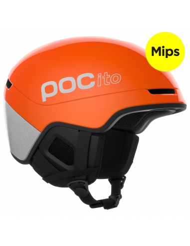 Kask narciarski POC POCito OBEX MIPS Fluorescent Orange/Reflective Silver