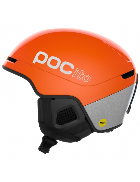 Kask narciarski POC POCito OBEX MIPS Fluorescent Orange/Reflective Silver