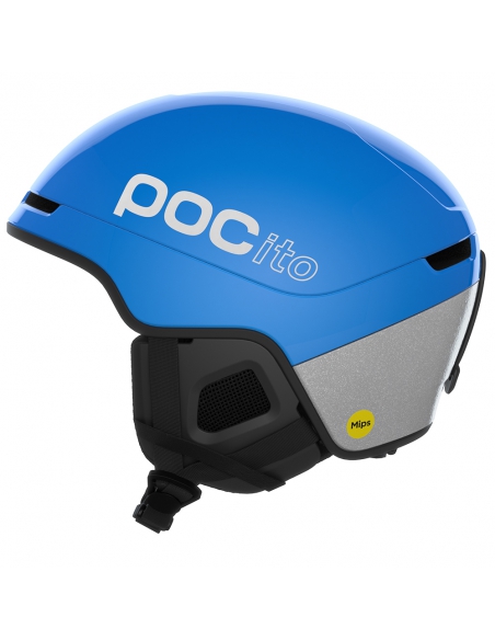 Kask narciarski POC POCito OBEX MIPS Fluorescent Blue/Reflective Silver