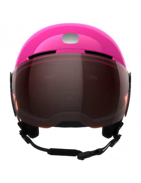 Kask narciarski z szybą POC POCito OBEX VISOR MIPS Fluorescent Pink