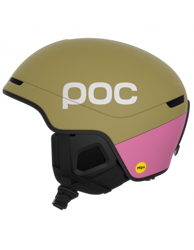 Kask narciarski POC OBEX CONTOUR MIPS Olivine Green Matt/Thulite Pink Matt