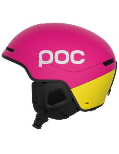 Kask narciarski POC OBEX CONTOUR MIPS Rhos Red Matt/Citrine Yellow Matt