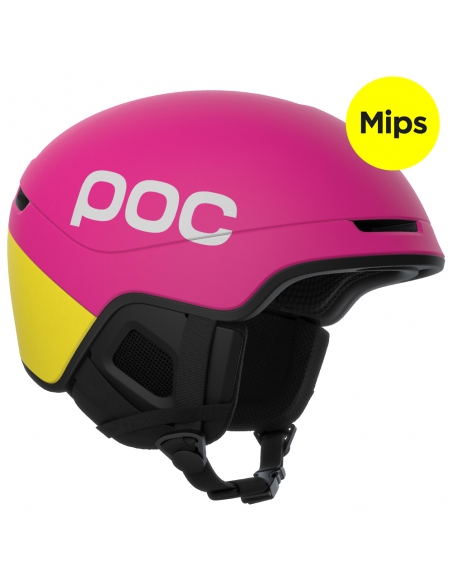 Kask narciarski POC OBEX CONTOUR MIPS Rhos Red Matt/Citrine Yellow Matt