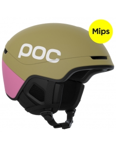 Kask narciarski POC OBEX CONTOUR MIPS Olivine Green Matt/Thulite Pink Matt