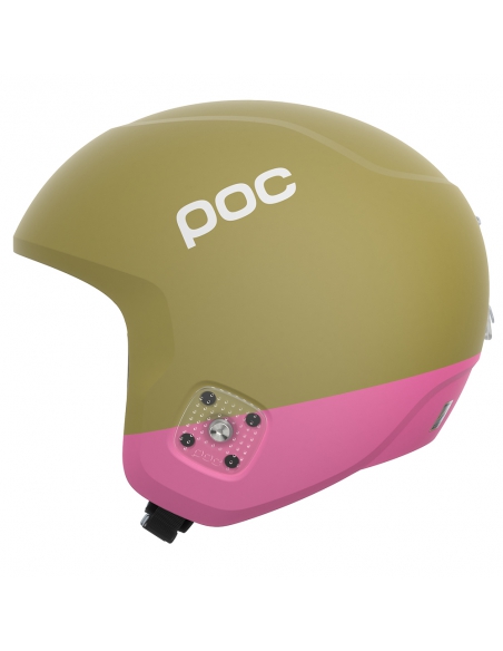 Kask narciarski POC SKULL DURA JR Olivine Green Matt/Thulite Pink Matt