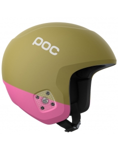 Kask narciarski POC SKULL DURA JR Olivine Green Matt/Thulite Pink Matt