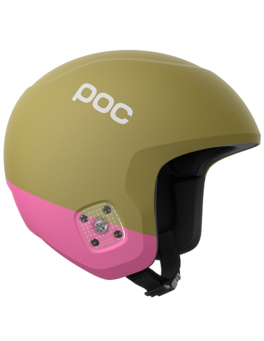 Kask narciarski POC SKULL DURA JR Olivine Green Matt/Thulite Pink Matt