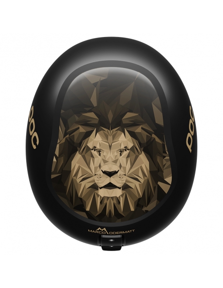 Kask narciarski POC SKULL DURA JR Marco Odermatt Ed. Uranium Black/Podium Gold