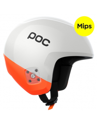 Kask narciarski POC SKULL DURA X MIPS Hydrogen White/Fluorescent Orange