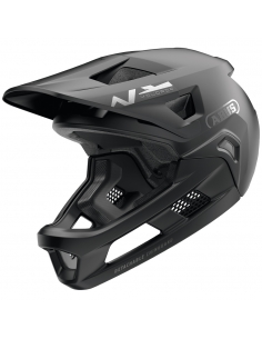 Kask rowerowy full face Abus YouDrop FF Muted Black (odpinana garda)