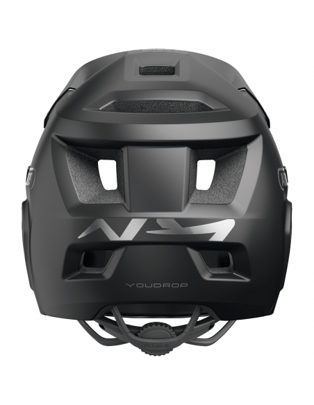 Kask rowerowy full face Abus YouDrop FF Muted Black (odpinana garda)