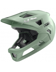 Kask rowerowy full face Abus YouDrop FF Mist Green (odpinana garda)