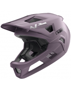 Kask rowerowy full face Abus YouDrop FF Ash Purple (odpinana garda)