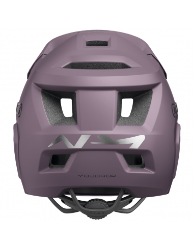 Kask rowerowy full face Abus YouDrop FF Ash Purple (odpinana garda)