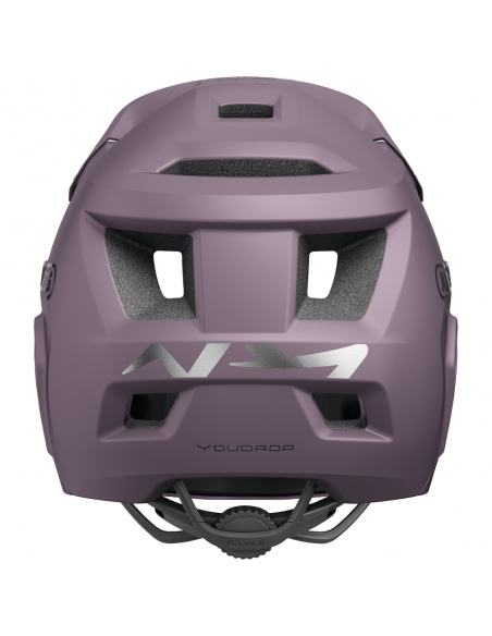 Kask rowerowy full face Abus YouDrop FF Ash Purple (odpinana garda)