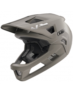 Kask rowerowy full face Abus YouDrop FF Dust Grey (odpinana garda)