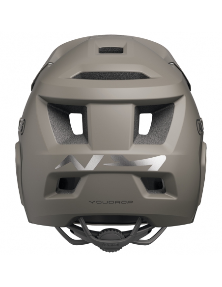 Kask rowerowy full face Abus YouDrop FF Dust Grey (odpinana garda)