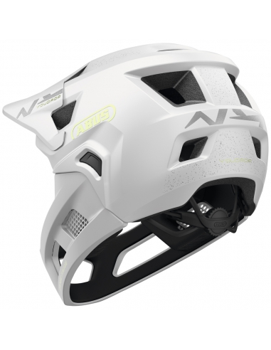 Kask rowerowy full face Abus YouDrop FF Lemon White (odpinana garda)