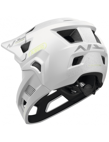 Kask rowerowy full face Abus YouDrop FF Lemon White (odpinana garda)