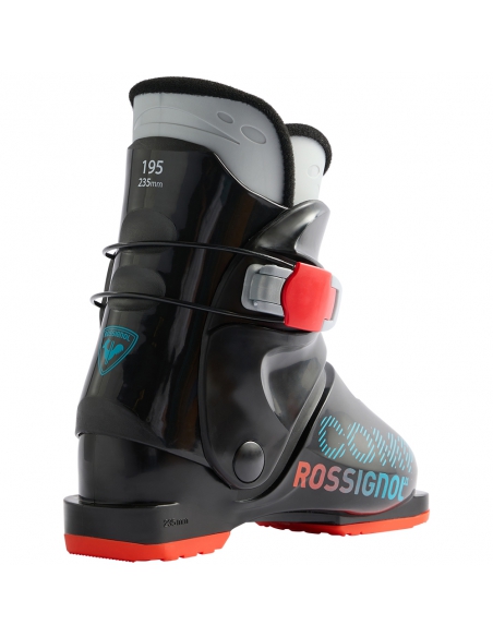 Buty narciarskie dziecięce Rossignol COMP J1 Black/Red (1-klamrowe)