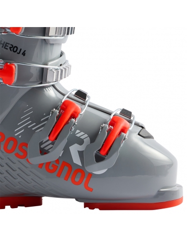 Buty narciarskie dziecięce Rossignol HERO J4 Power Grey (4-klamrowe)