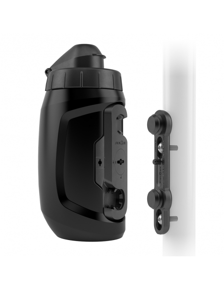 Bidon rowerowy FIDLOCK TWIST 450ml Black z uchwytem magnetycznym BIKE BASE