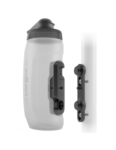 Bidon rowerowy FIDLOCK TWIST 590ml Clear z uchwytem magnetycznym BIKE BASE