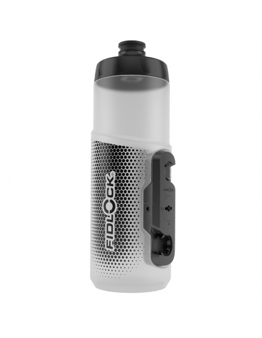 Bidon rowerowy FIDLOCK TWIST 600ml Clear z uchwytem magnetycznym BIKE BASE