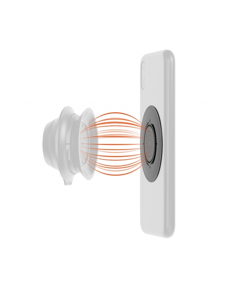 Naklejka magnetyczna na telefon FIDLOCK VACUUM Uni Phone Patch Black