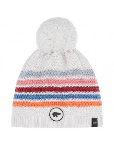 Czapka dziecięca z pomponem Eisbar Stan Pompon KIDS 100 White