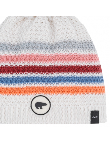 Czapka dziecięca z pomponem Eisbar Stan Pompon KIDS 100 White
