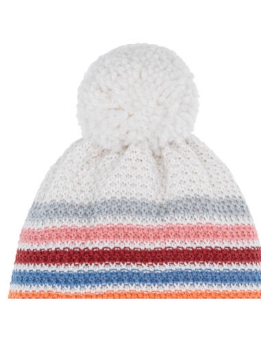 Czapka dziecięca z pomponem Eisbar Stan Pompon KIDS 100 White