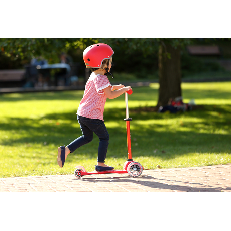 Hulajnoga Mini Micro Deluxe czerwona LED