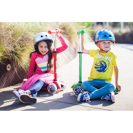 Hulajnoga Mini Micro Deluxe czerwona LED