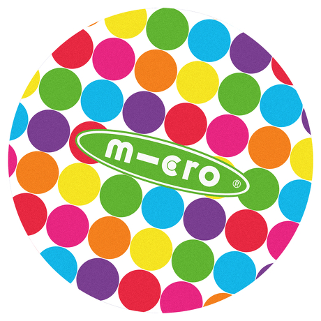 Rękaw na drążek hulajnogi neonowe kropy neon dots