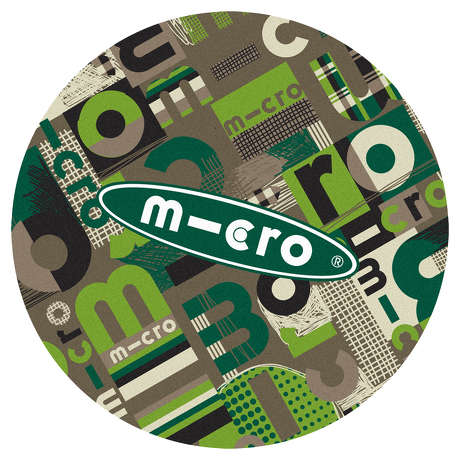 Rękaw na drążek hulajnogi Maxi Micro zielony word khaki 