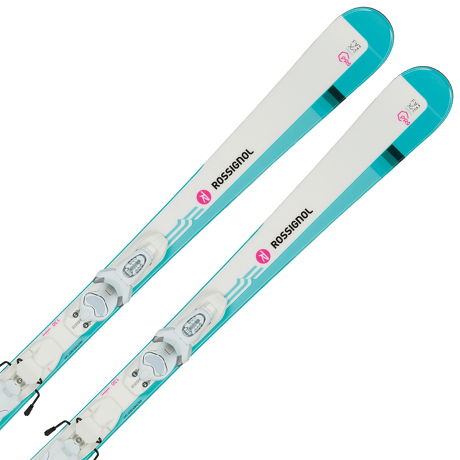 Juniorskie narty Rossignol FAMOUS PRO wraz z wiązaniami Look KID-X 4