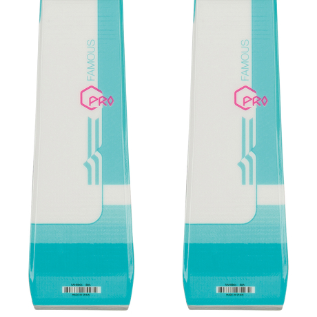 Juniorskie narty Rossignol FAMOUS PRO wraz z wiązaniami Look KID-X 4