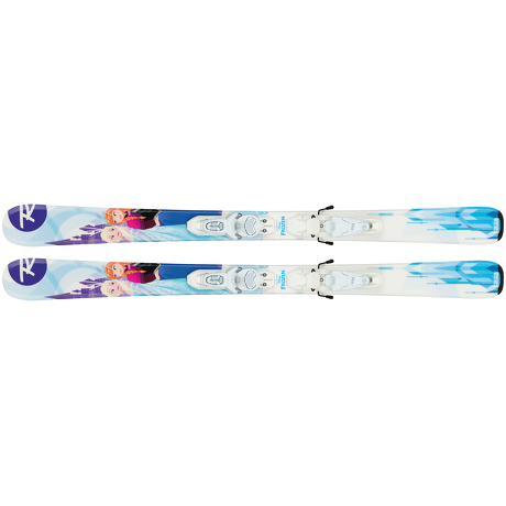 Zestaw: Narty Rossignol FROZEN + wiązania Look KID-X 4