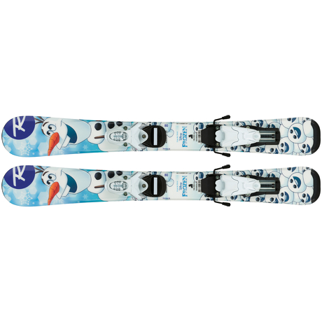 Zestaw: Narty Rossignol FROZEN BABY + wiązania Look TEAM 4