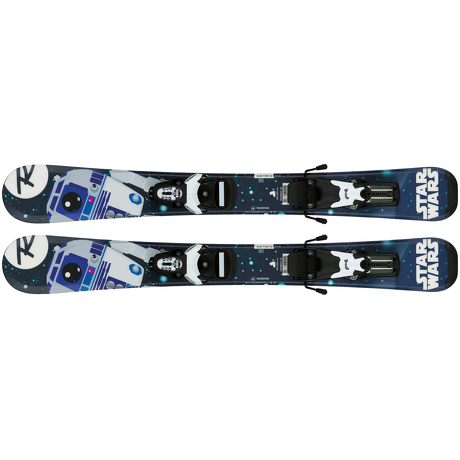 Pierwsze narty dziecięce Rossignol STAR WARS BABY wraz z wiązaniami Look TEAM 4