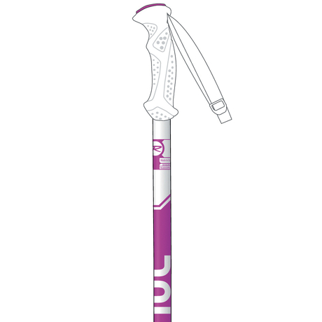 Kije narciarskie Rossignol TELESCOPIC JR GIRL