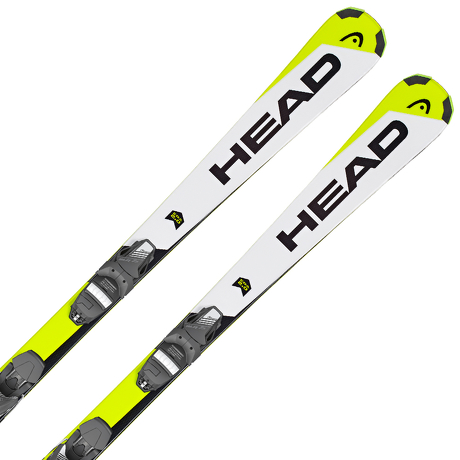 Dziecięce narty Head Supershape SLR 2 wraz z wiązaniami SLR 7.5 AC