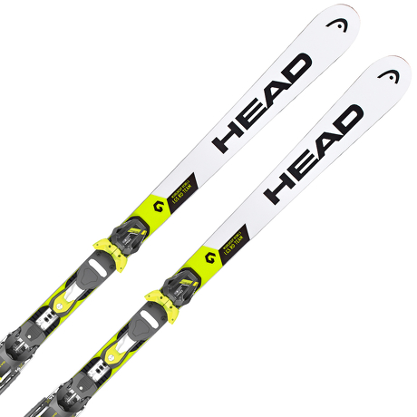 Juniorskie narty gigantowe Head WorldCup Rebels I.GS RD Team wraz z wiązaniami FREEFLEX EVO 14X