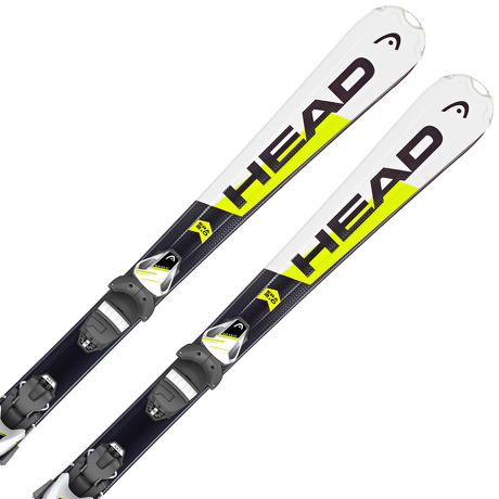 Dziecięce narty Head Supershape Team SLR Pro wraz z wiązaniami SLR 4.5 AC