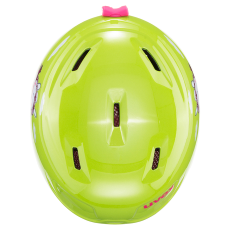 Kask narciarski Uvex Manic Lime Snow Bunny
