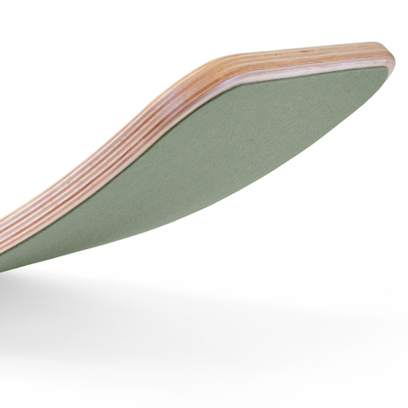 Deska balansująca Wobbel Original lakierowana z filcem Forest Green