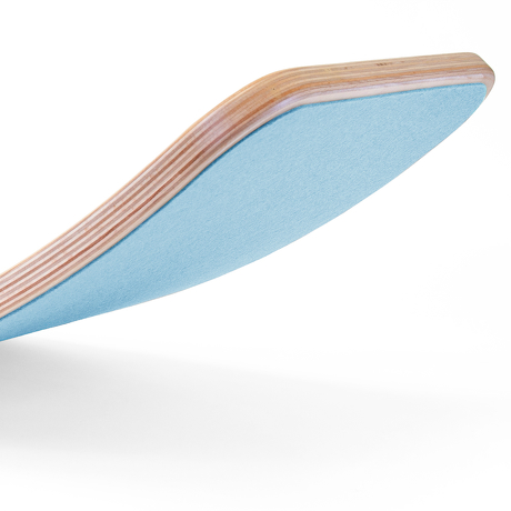 Deska balansująca Wobbel Original lakierowana z filcem Sky Blue