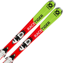 Dziecięce narty Voelkl Racetiger Junior Red wraz z wiązaniami Marker 4.5 vMotion JR